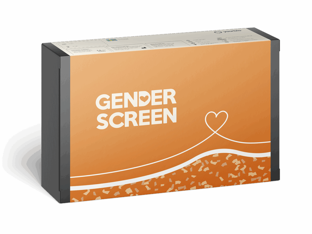Genderscreen DNA-test för könsbestämning – hemtestlåda för graviditet från vecka 10+0